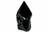 Free-Standing Polished Obsidian Point - Mexico #355030-1